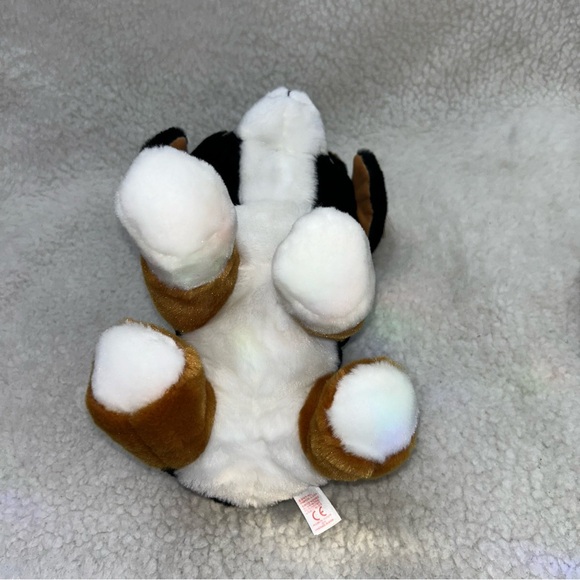 TY Classic Plush 2018 ROSCOE the Bernese Mountain Dog 9.5" gold glittery eyes - Picture 7 of 12